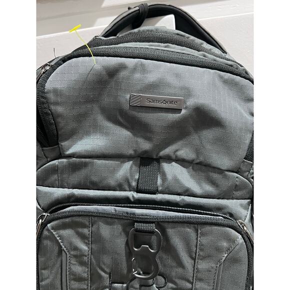 Samsonite Tectonic Easy Rider Laptop Backpack Black Travel Business Computer Bag - Picture 8 of 9